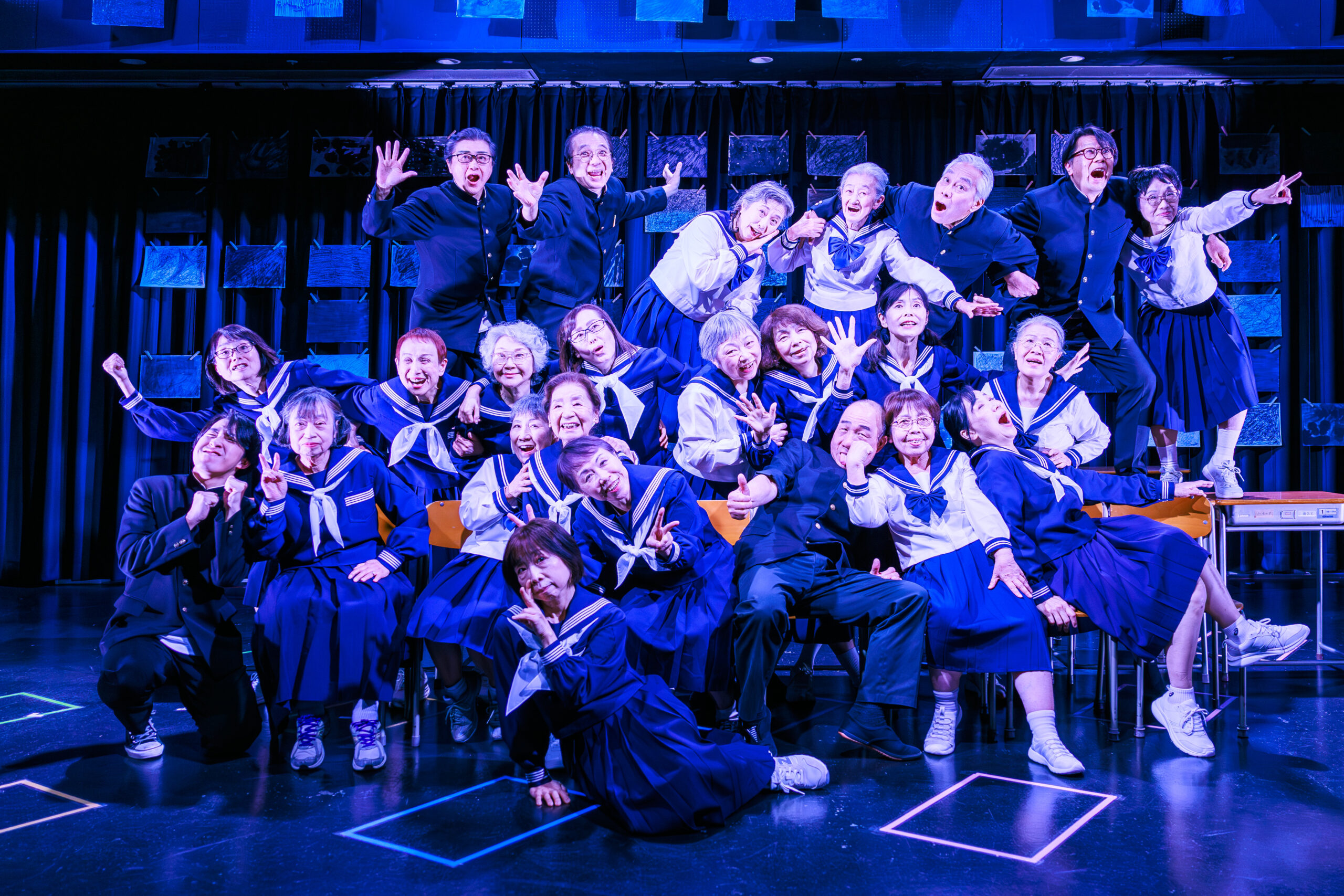 綾瀬シニア劇団の活動風景